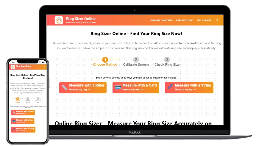 Ring Sizer Online